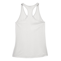 Team 365 Women's Zone Performance Racerback Tank, Sport Silver, Back view