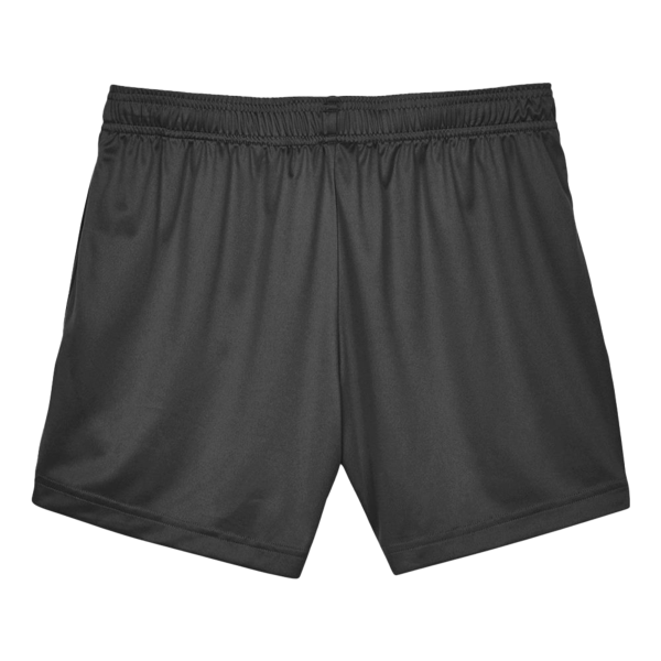 Team 365 Women's Zone Performance Shorts, Black, Back view
