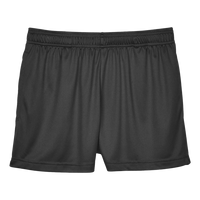 Team 365 Women's Zone Performance Shorts, Black, Front view