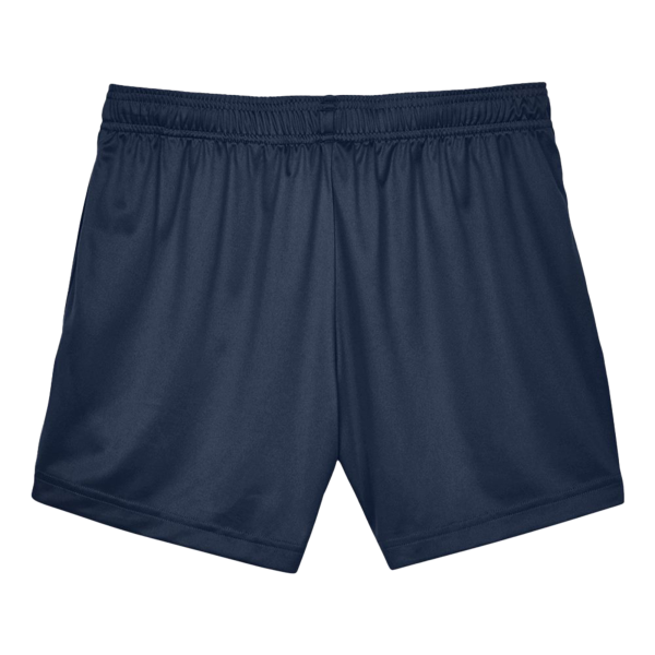Team 365 Women's Zone Performance Shorts, Sport Dark Navy, Back view