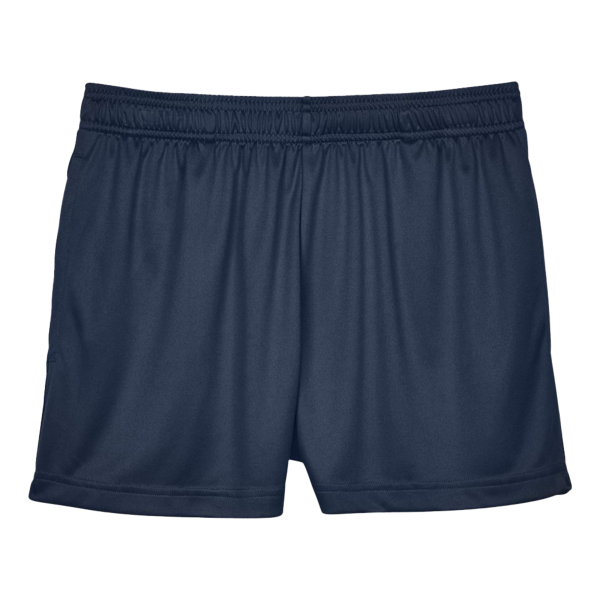 Team 365 Women's Zone Performance Shorts, Sport Dark Navy, Front view