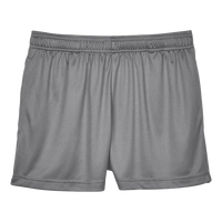 Team 365 Women's Zone Performance Shorts, Sport Graphite, Front view