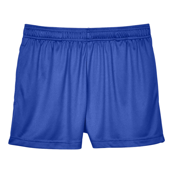 Team 365 Women's Zone Performance Shorts, Sport Royal, Front view