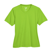 Team 365 Women's Zone Performance T-Shirt, Acid Green, Front view