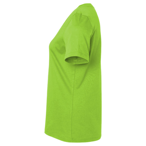 Team 365 Women's Zone Performance T-Shirt, Acid Green, Left Sleeve view