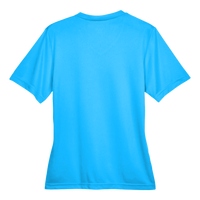 Team 365 Women's Zone Performance T-Shirt, Electric Blue, Back view