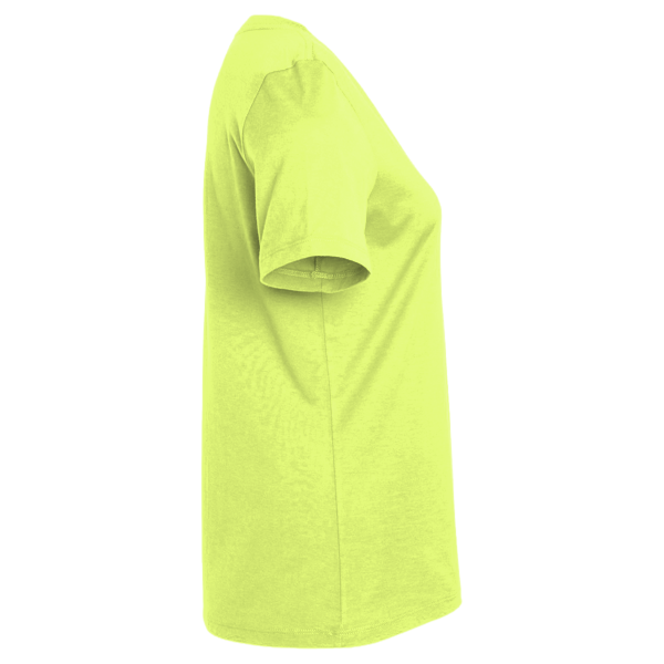Team 365 Women's Zone Performance T-Shirt, Safety Yellow, Right Sleeve view