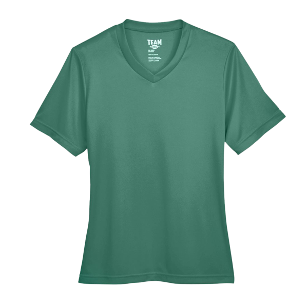 Team 365 Women's Zone Performance T-Shirt, Sport Dark Green, Front view