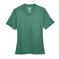 Team 365 Women's Zone Performance T-Shirt, Sport Dark Green, Front view