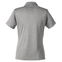 Team 365 Women's Zone Sonic Heather Performance Polo, Athletic Heather, Back view