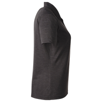 Team 365 Women's Zone Sonic Heather Performance Polo, Black Heather, Right Sleeve view