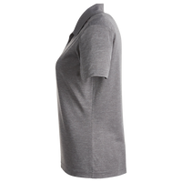 Team 365 Women's Zone Sonic Heather Performance Polo, Dark Grey Heather, Left Sleeve view