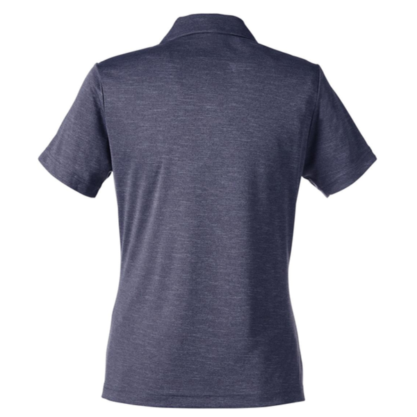 Team 365 Women's Zone Sonic Heather Performance Polo, Sport Dark Navy Heather, Back view