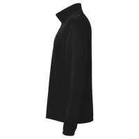 Team 365 Youth Campus Microfleece Jacket, Black, Left Sleeve view