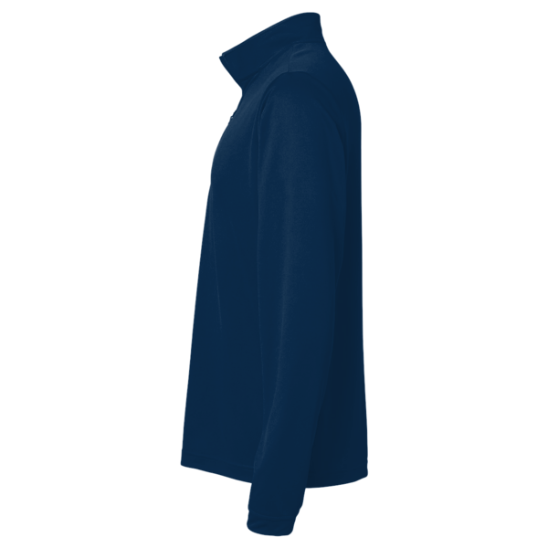 Team 365 Youth Campus Microfleece Jacket, Sport Dark Navy, Left Sleeve view