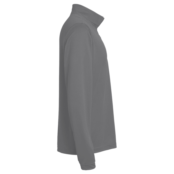 Team 365 Youth Campus Microfleece Jacket, Sport Graphite, Right Sleeve view