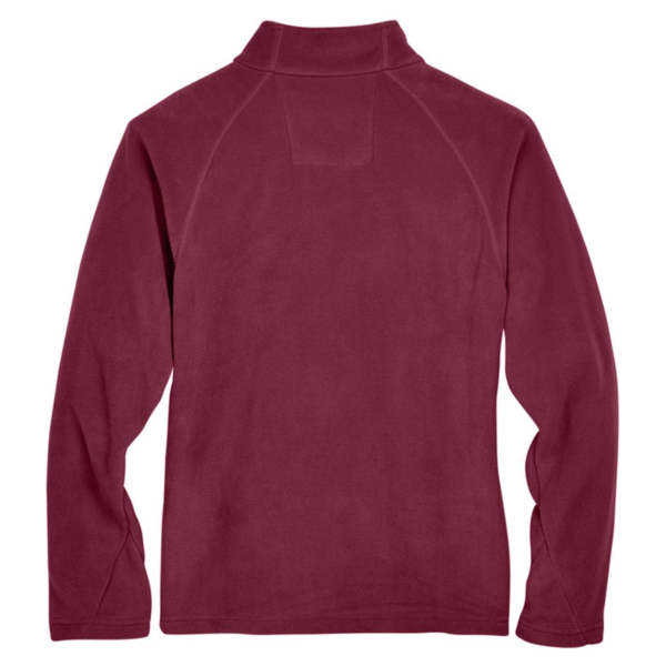 Team 365 Youth Campus Microfleece Jacket, Sport Maroon, Back view