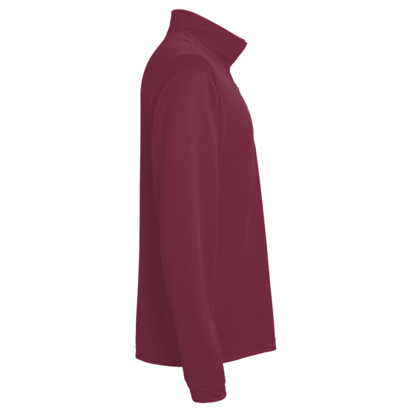 Team 365 Youth Campus Microfleece Jacket, Sport Maroon, Right Sleeve view