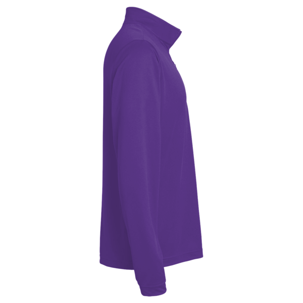 Team 365 Youth Campus Microfleece Jacket, Sport Purple, Right Sleeve view