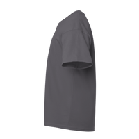 Team 365 Youth Sonic Heather Performance T-Shirt, Dark Grey Heather, Left Sleeve view