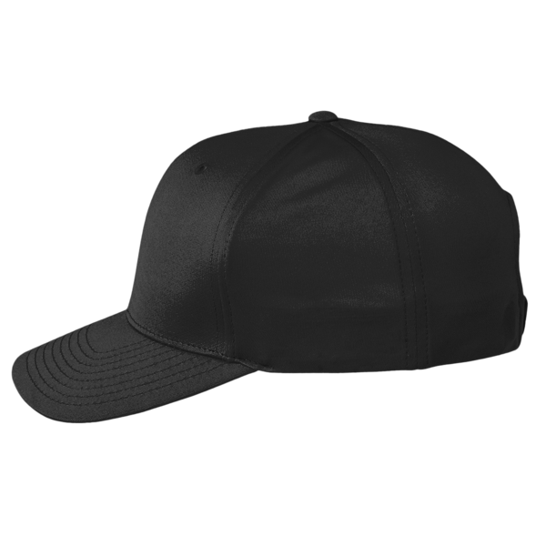 Team 365 Youth Zone Performance Cap by Yupoong®, Black, Left Side view