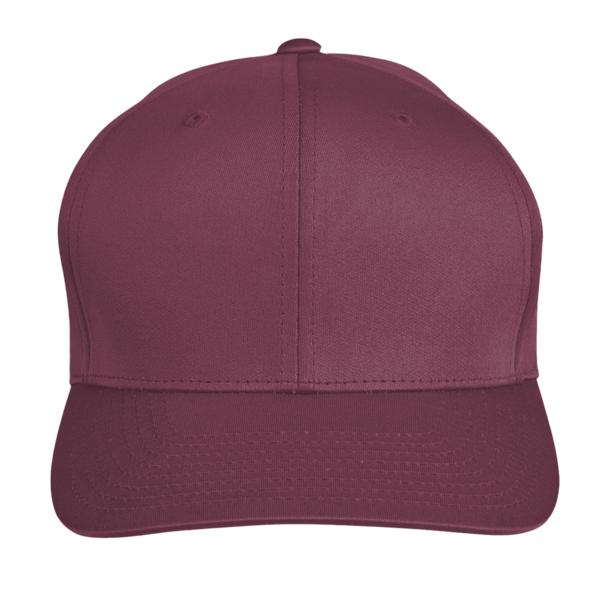 Team 365 Youth Zone Performance Cap by Yupoong®, Sport Maroon, Front view