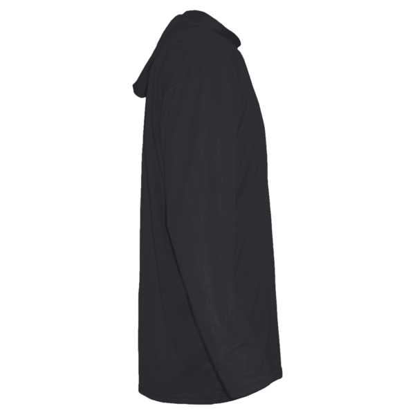 Team 365 Youth Zone Performance Hooded T-Shirt, Black, Right Sleeve view