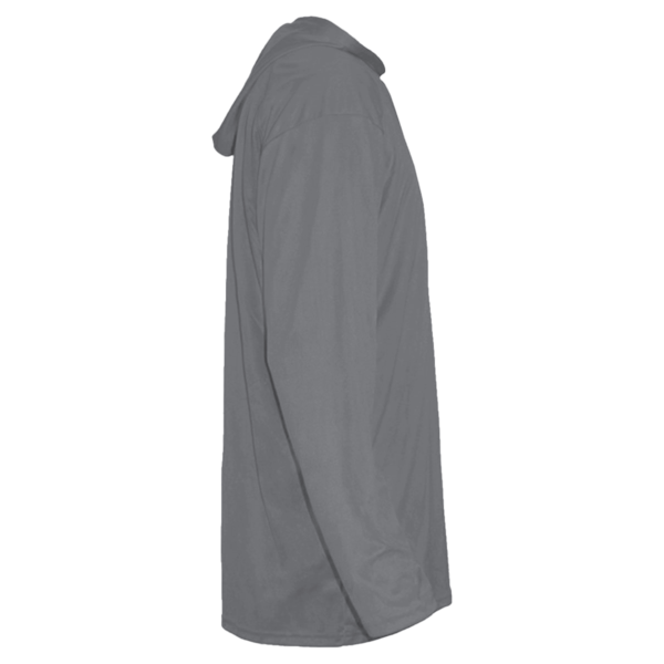 Team 365 Youth Zone Performance Hooded T-Shirt, Sport Graphite, Right Sleeve view