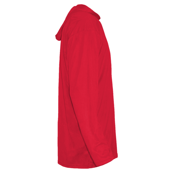Team 365 Youth Zone Performance Hooded T-Shirt, Sport Red, Right Sleeve view
