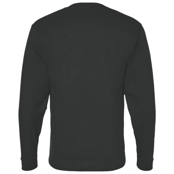Team 365 Youth Zone Performance Long Sleeve T-Shirt, Black, Back view