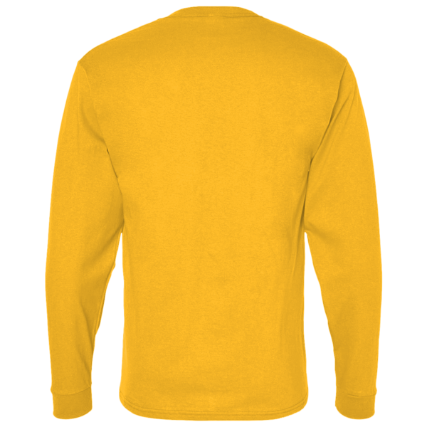 Team 365 Youth Zone Performance Long Sleeve T-Shirt, Sport Athletic Gold, Back view