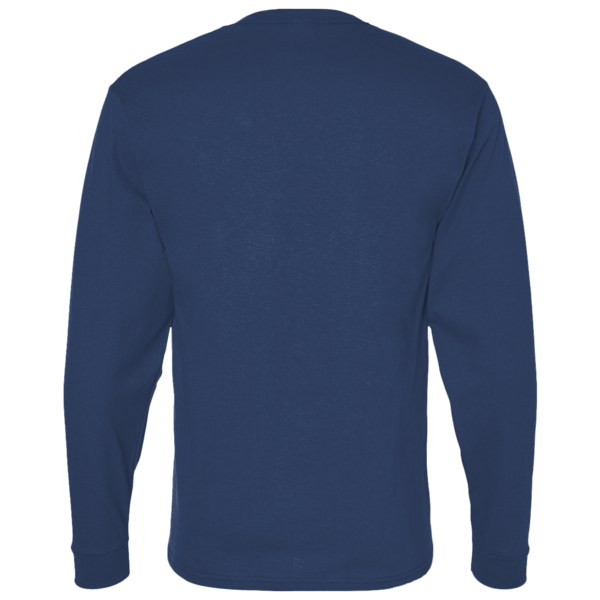 Team 365 Youth Zone Performance Long Sleeve T-Shirt, Sport Dark Navy, Back view