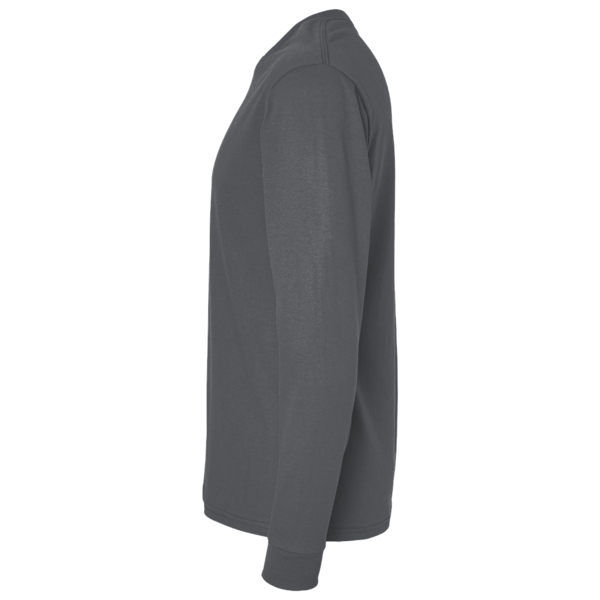 Team 365 Youth Zone Performance Long Sleeve T-Shirt, Sport Graphite, Left Sleeve view