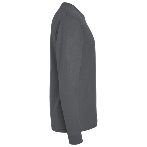 Team 365 Youth Zone Performance Long Sleeve T-Shirt, Sport Graphite, Right Sleeve view