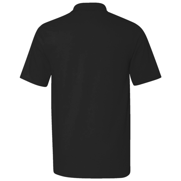 Team 365 Youth Zone Performance Polo, Black, Back view