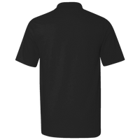 Team 365 Youth Zone Performance Polo, Black, Back view