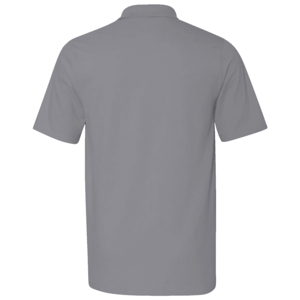 Team 365 Youth Zone Performance Polo, Sport Graphite, Back view