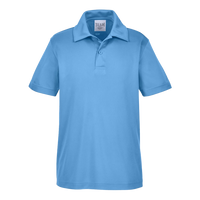 Team 365 Youth Zone Performance Polo, Sport Light Blue, Front view