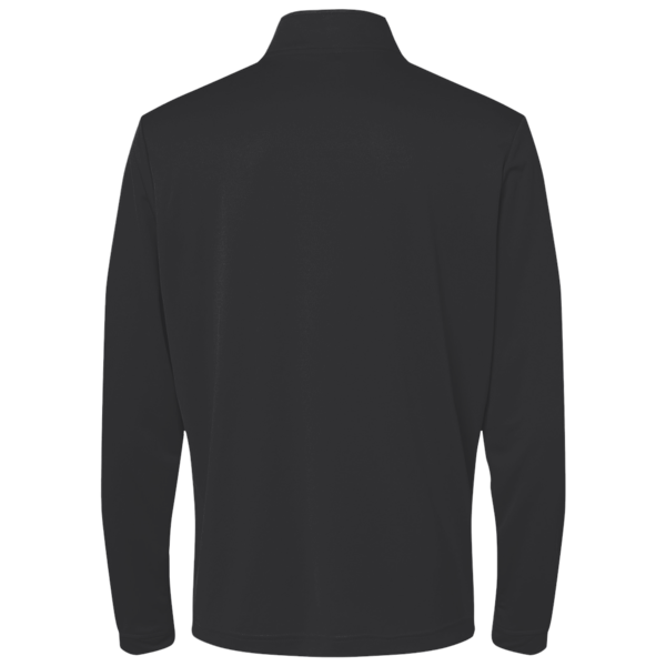 Team 365 Youth Zone Performance Quarter-Zip Pullover, Black, Back view