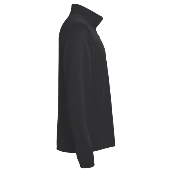 Team 365 Youth Zone Performance Quarter-Zip Pullover, Black, Right Sleeve view