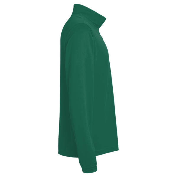 Team 365 Youth Zone Performance Quarter-Zip Pullover, Sport Forest, Right Sleeve view