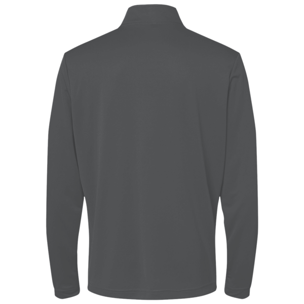 Team 365 Youth Zone Performance Quarter-Zip Pullover, Sport Graphite, Back view