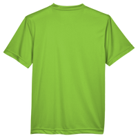 Team 365 Youth Zone Performance T-Shirt, Acid Green, Back view