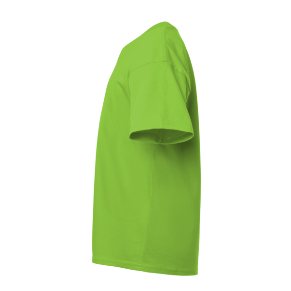 Team 365 Youth Zone Performance T-Shirt, Acid Green, Left Sleeve view