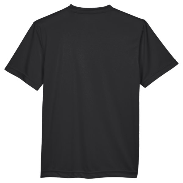 Team 365 Youth Zone Performance T-Shirt, Black, Back view