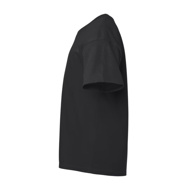 Team 365 Youth Zone Performance T-Shirt, Black, Left Sleeve view