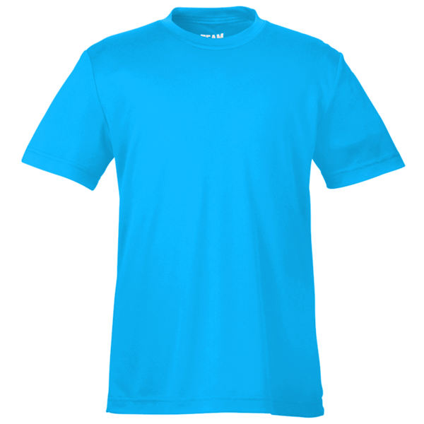 Team 365 Youth Zone Performance T-Shirt, Electric Blue, Front view