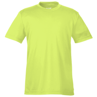 Team 365 Youth Zone Performance T-Shirt, Safety Yellow, Front view