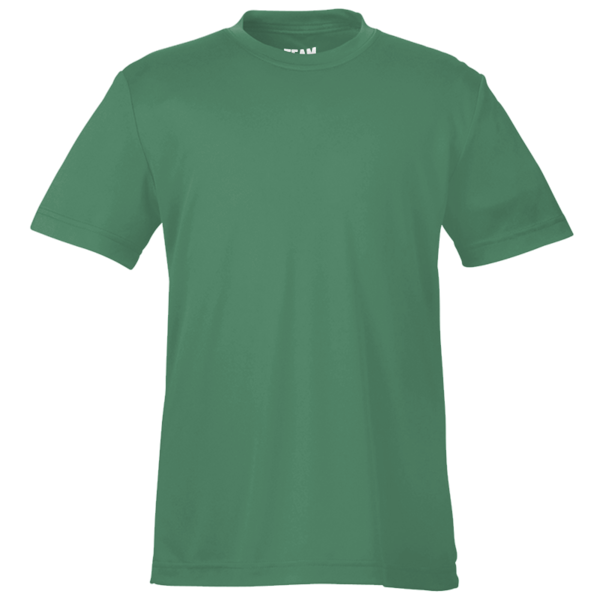 Team 365 Youth Zone Performance T-Shirt, Sport Dark Green, Front view