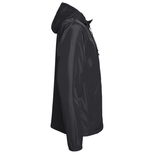 Team 365 Youth Zone Protect Lightweight Jacket, Black, Right Sleeve view